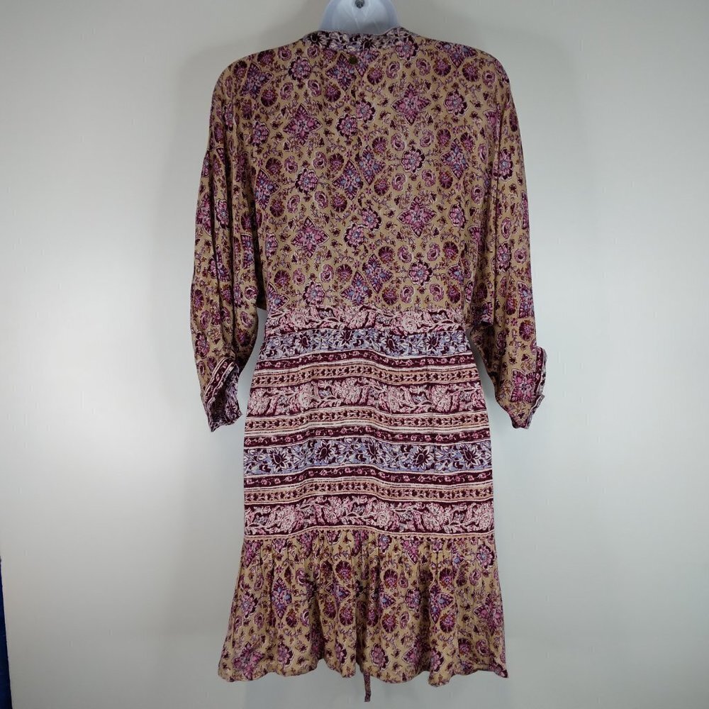Billabong Paisley Floral Printed Tunic Dress Size M - Picture 7 of 12